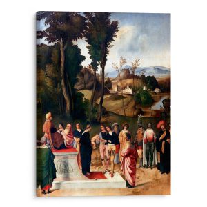 Moses Undergoing Trial By Fire Canvas Wall Art by Giorgione CanvasJet.com