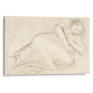 Sleeping Woman The Abandoned 1898 Canvas Wall Art by Auguste Rodin | CanvasJet.com