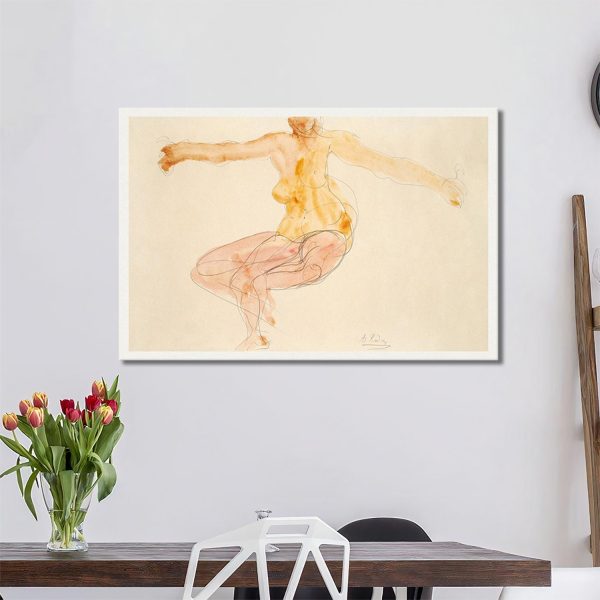 Nude Woman Dancing Sensually Canvas Wall Art by Auguste Rodin | CanvasJet.com