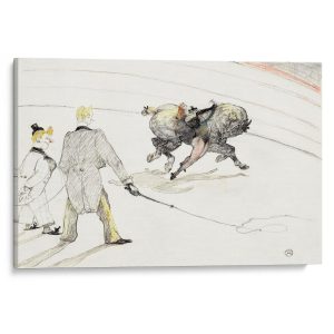 At The Circus, Acrobats 1899 Canvas Wall Art by Henri De Toulouse Lautrec | CanvasJet.com