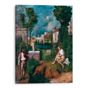 The Tempest 1505 Canvas Wall Art by Giorgione CanvasJet.com