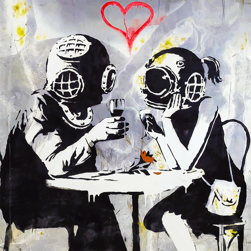 Banksy Wall Art - CanvasJet.com
