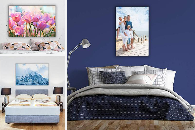 Create a Dreamscape Bedroom using Canvas Prints Canvas Printing CanvasJet.com