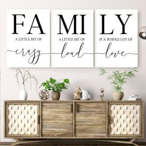 Family A Little Bit of Crazy Canvas Prints (Copy) Personalized Gifts CanvasJet.com