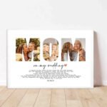 Personalized Mom on my wedding, Custom Photo Collage Canvas Art Print Personalized Gifts CanvasJet.com