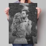 Personalized Wedding Song Lyrics with Photo Canvas Print Personalized Gifts Personalized Wedding Song Lyrics with Photo Canvas Print Personalized Gifts CanvasJet.com