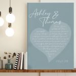 Personalized Song Lyrics Canvas Print Personalized Gifts CanvasJet.com
