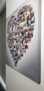 Heart Shape Collage Art Print – up to 150 Photos Personalized Gifts Heart Shape Collage Art Print – up to 150 Photos Personalized Gifts CanvasJet.com