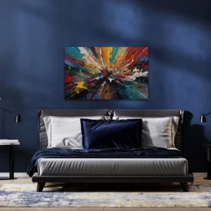 Abstract Kaleidoscope Artwork Canvas Painting For Walls