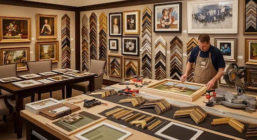 Photo framing services provided by CanvasJet