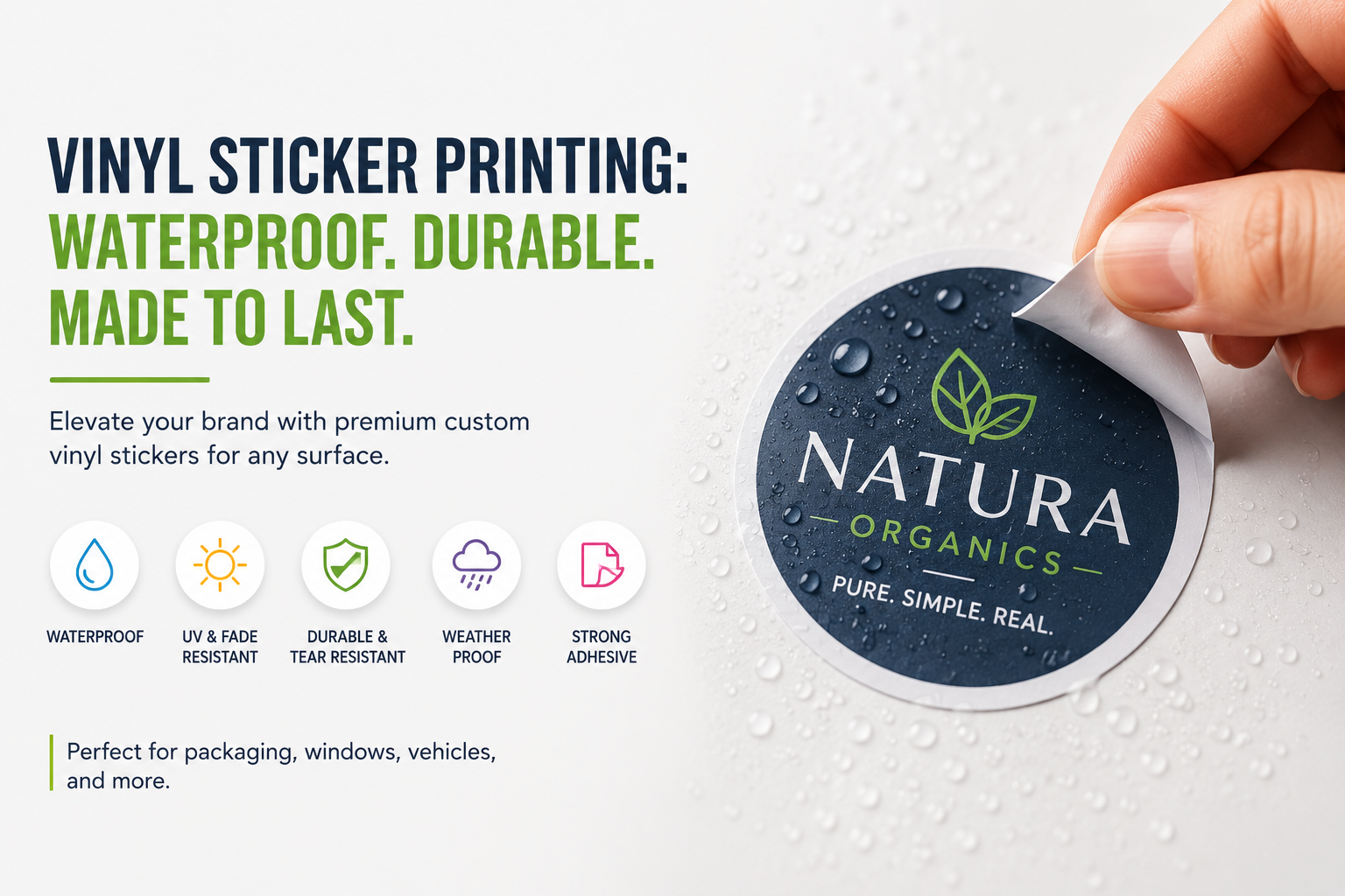 Vinyl Sticker Printing in Dubai by CanvasJet 
