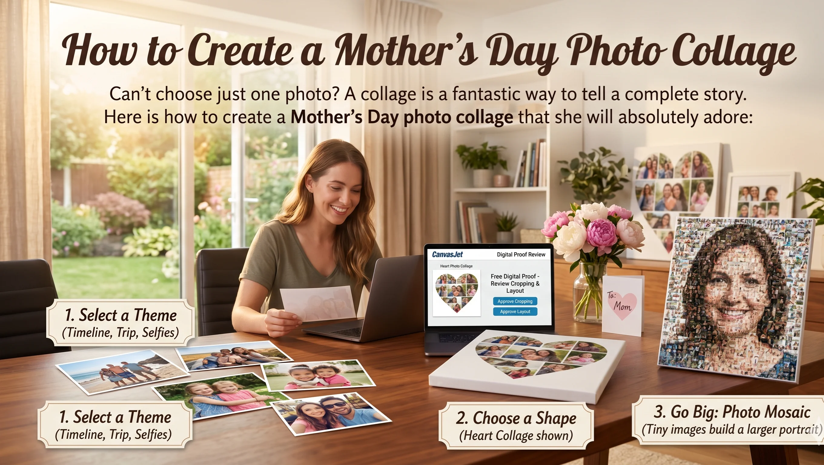 How to create photo collage by Canvasjet