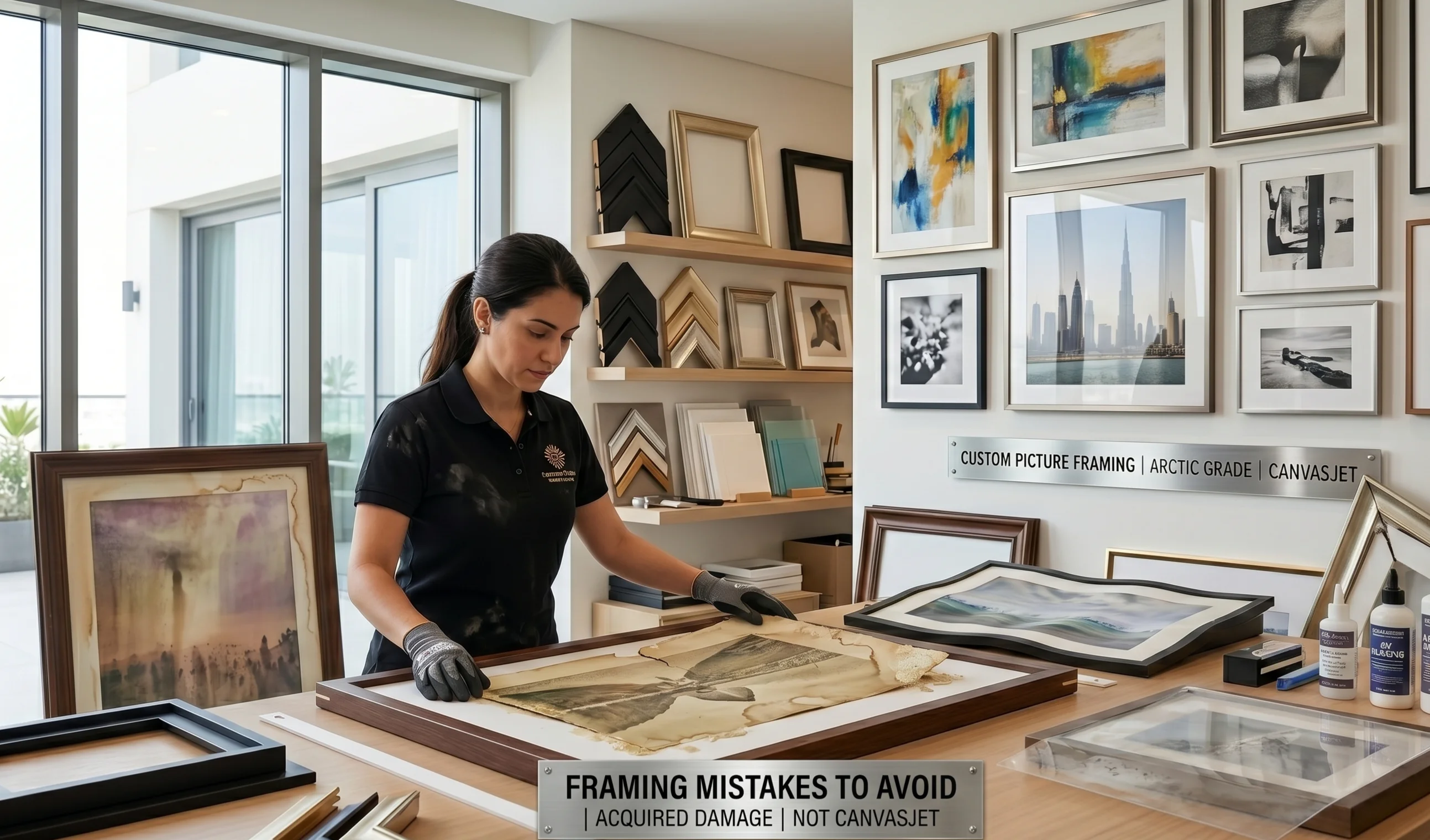 Premium Photo Frames in Dubai by CanvasJet - CanvasJet.com Framing Mistakes to Avoid by CanvasJet