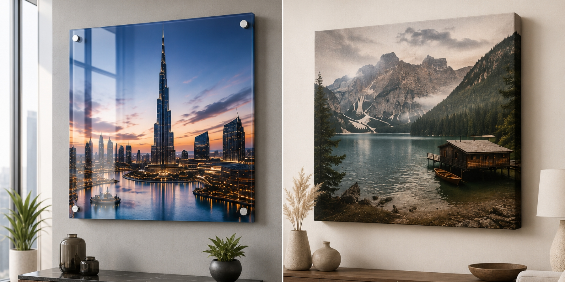 Acrylic Photo Prints vs Canvas Prints by CanvasJet