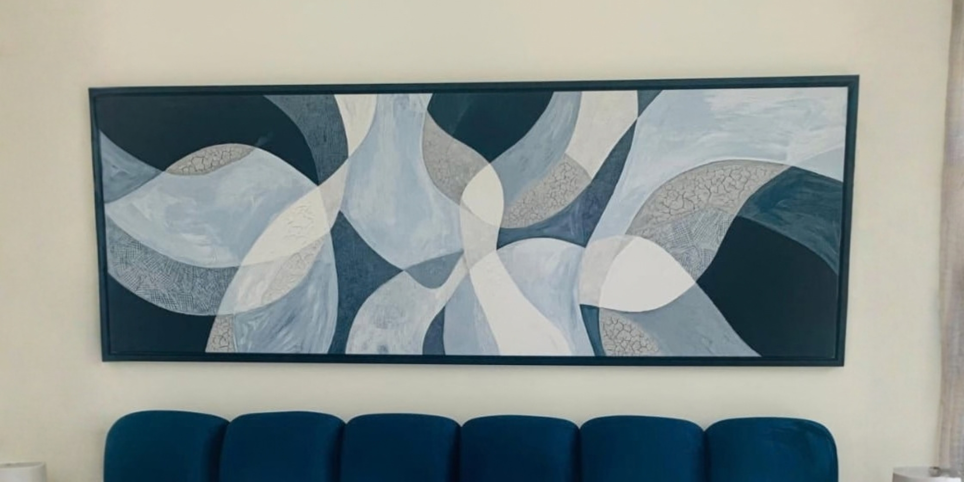 Custom designed artwork created to match hotel interiors by CanvasJet