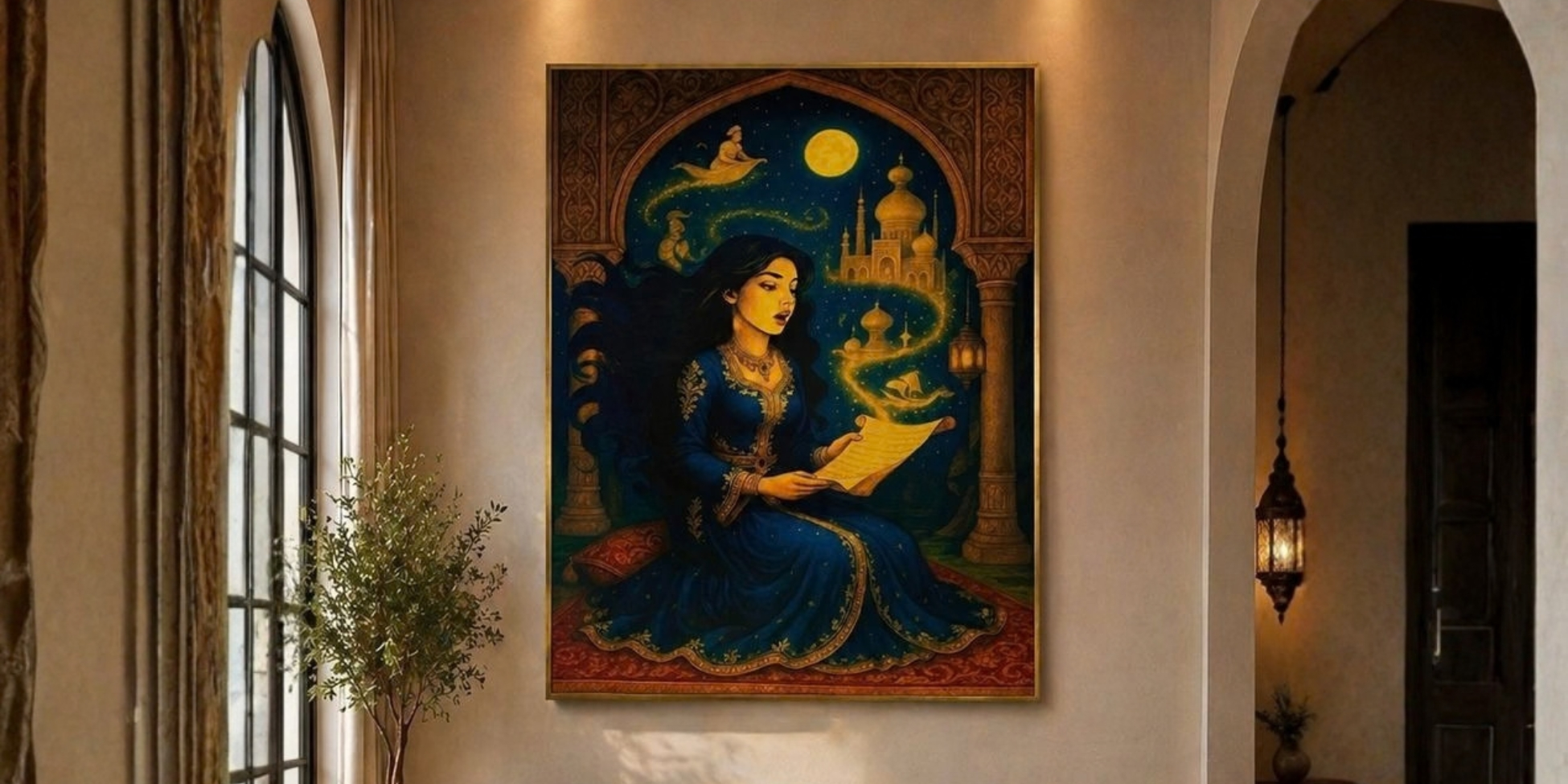 Customised Artwork created for hotel interiors by CanvasJet in Dubai